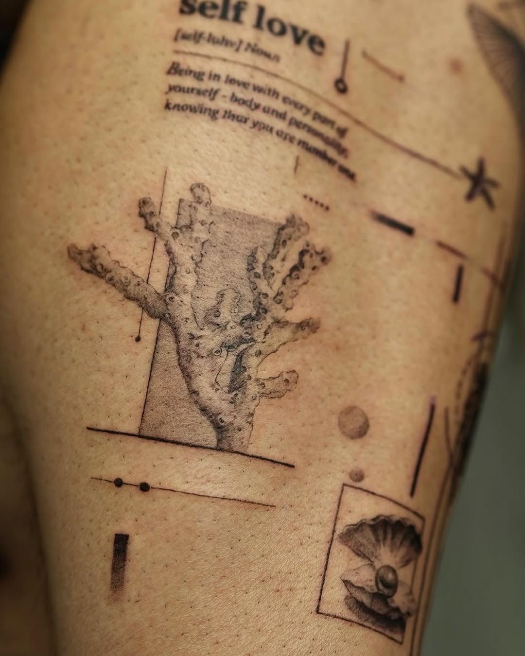 Tattoo by @arthoitam — black_and_grey, fine_line