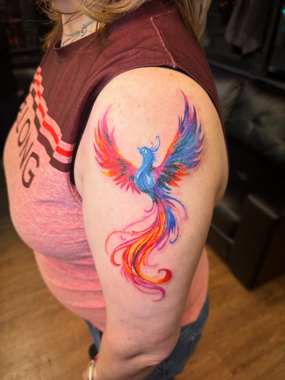 Tattoo by @massakremikeytattoos — watercolor