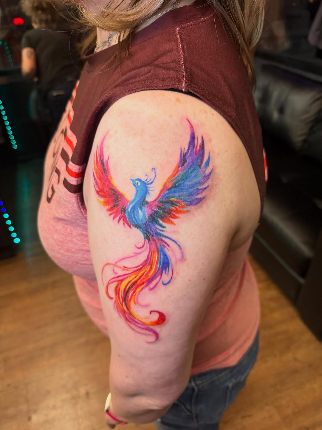 Tattoo by @massakremikeytattoos — watercolor