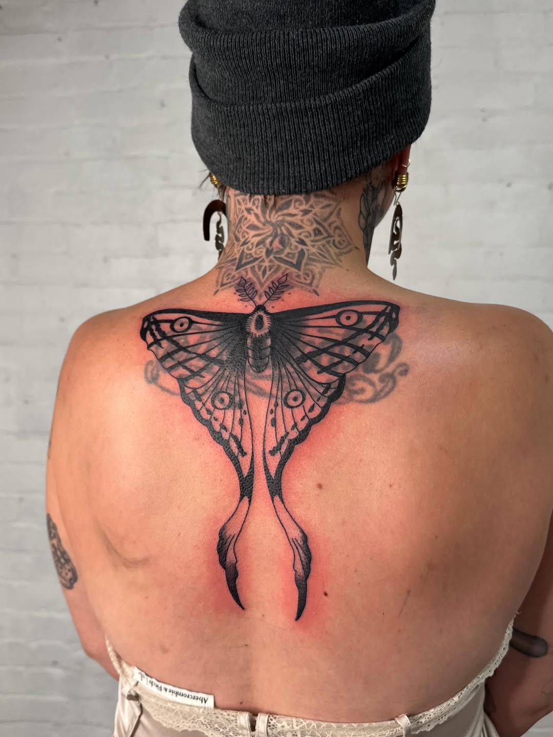 Tattoo by @scoldingarts — blackwork