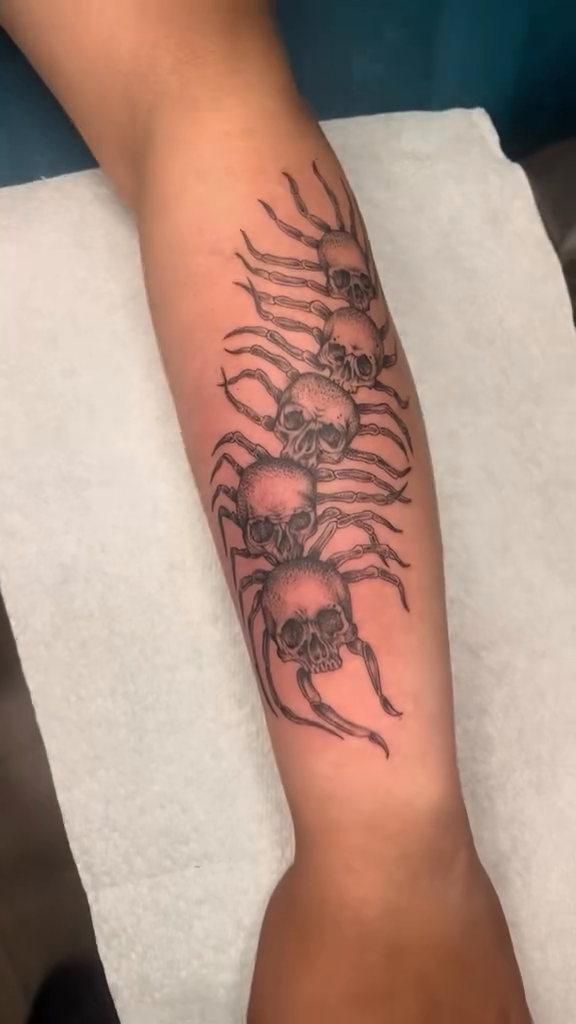 Tattoo by @pacxrat — black_and_grey, realism