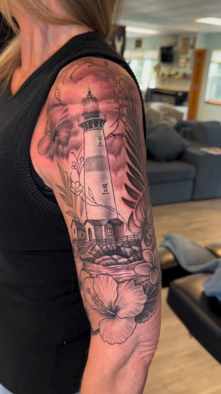 Tattoo by @marcosdavidart — black_and_grey, realism