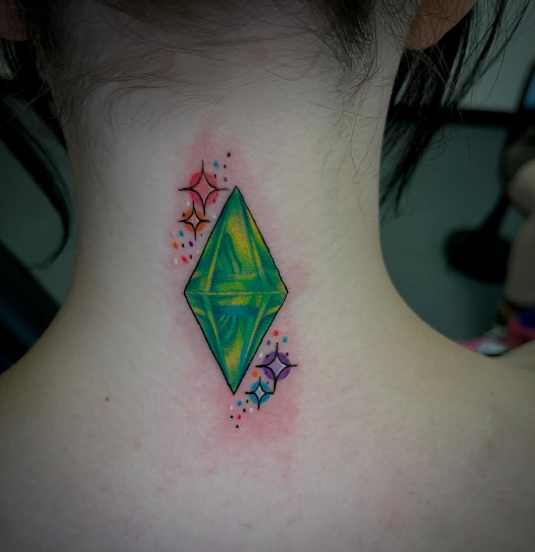 Tattoo by @ashwheelertattoos — watercolor
