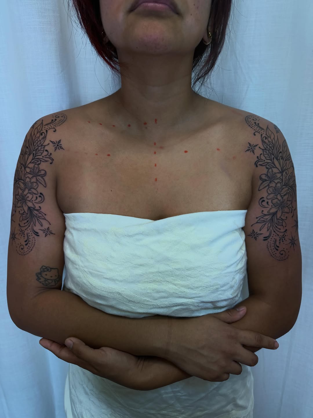 Tattoo by @skittykittykitty — ornamental, black_and_grey