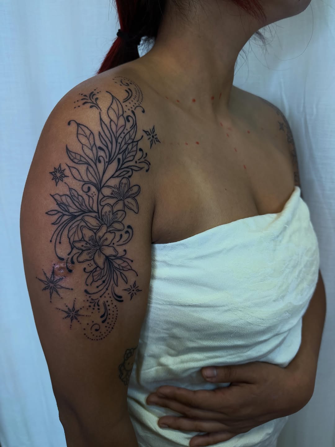 Tattoo by @skittykittykitty — fine_line, ornamental