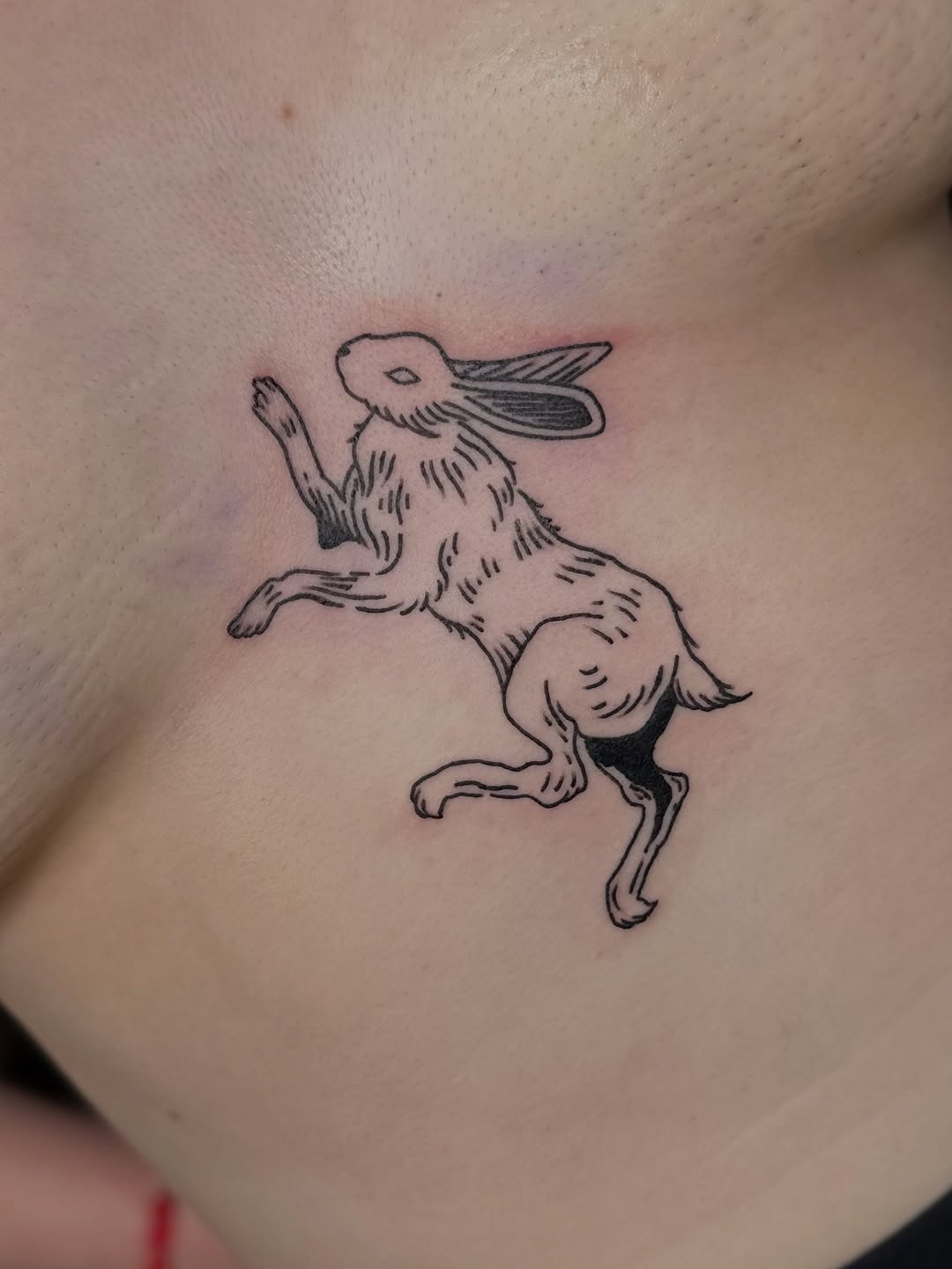 Tattoo by @grimefrogtattoos — fine_line, black_and_grey
