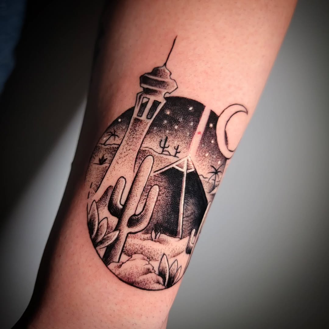 Tattoo by @suckafish_tattoos — black_and_grey, illustrative