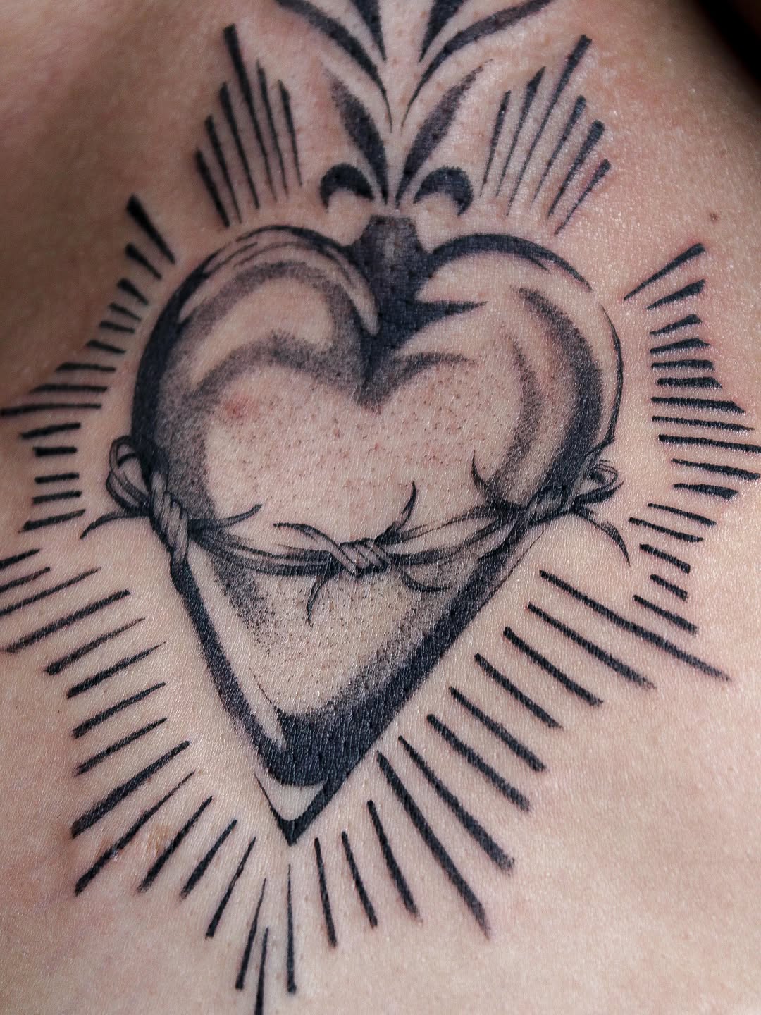 Tattoo by @jaymarietattoos — blackwork