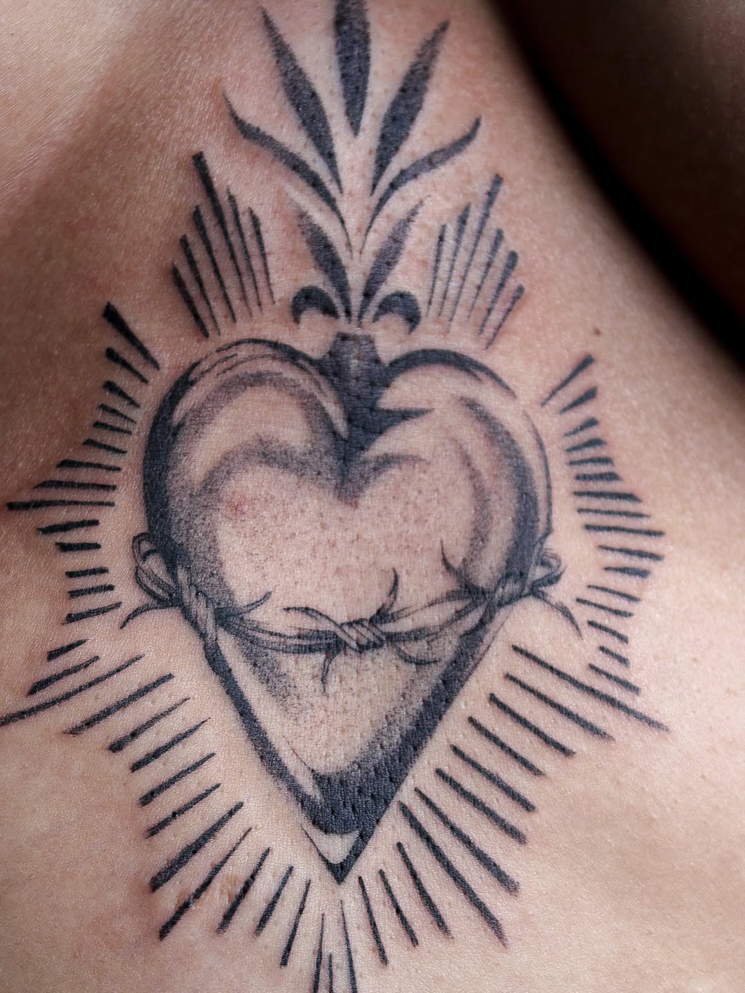 Tattoo by @jaymarietattoos — blackwork