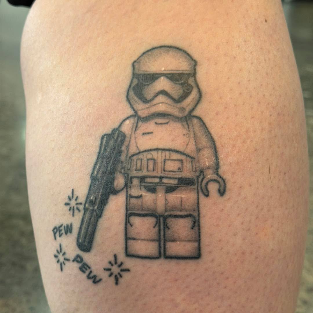 Tattoo by @coyoteharvest — black_and_grey
