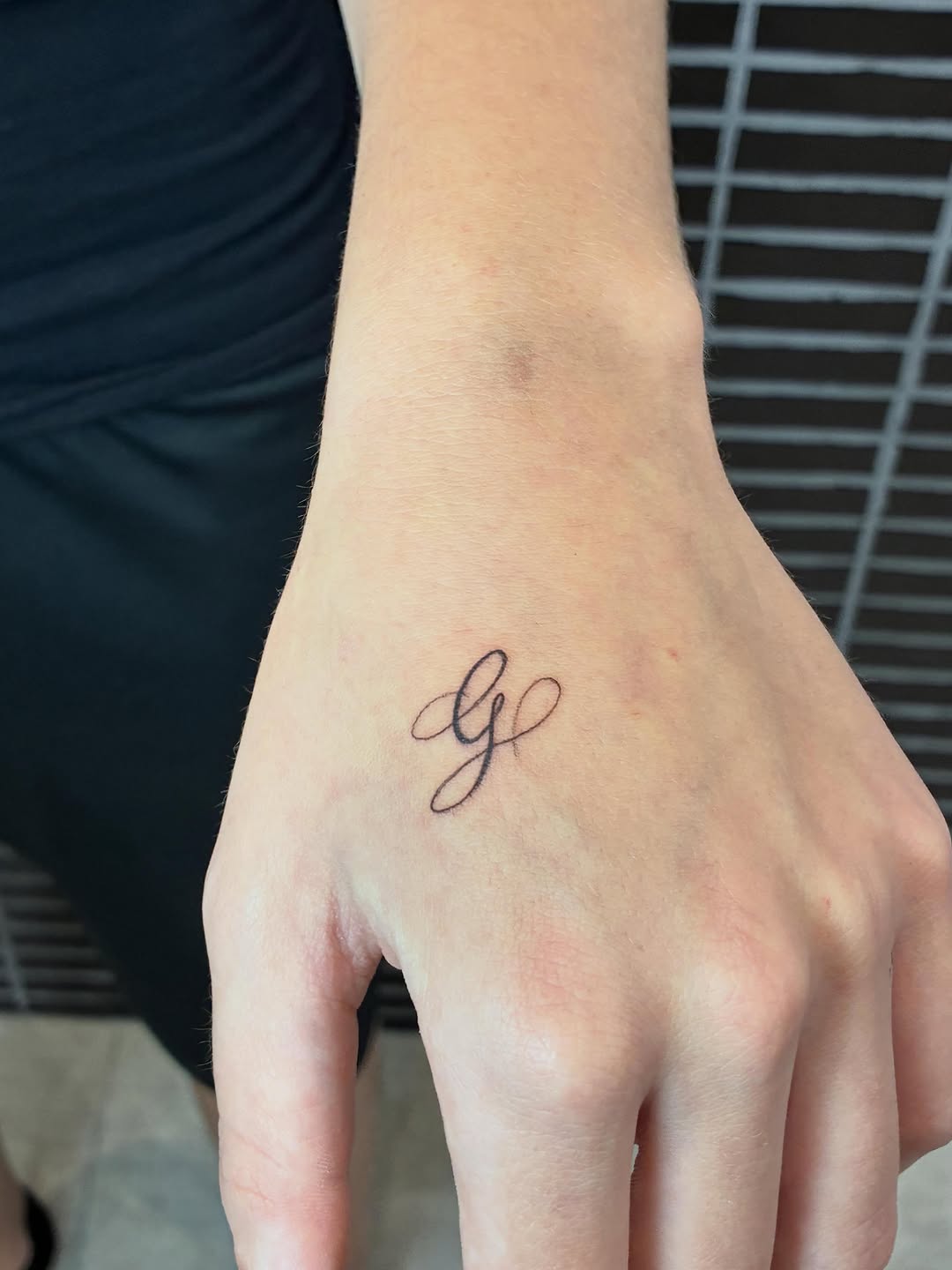 Tattoo by @sebastrussy โ lettering_script, fine_line