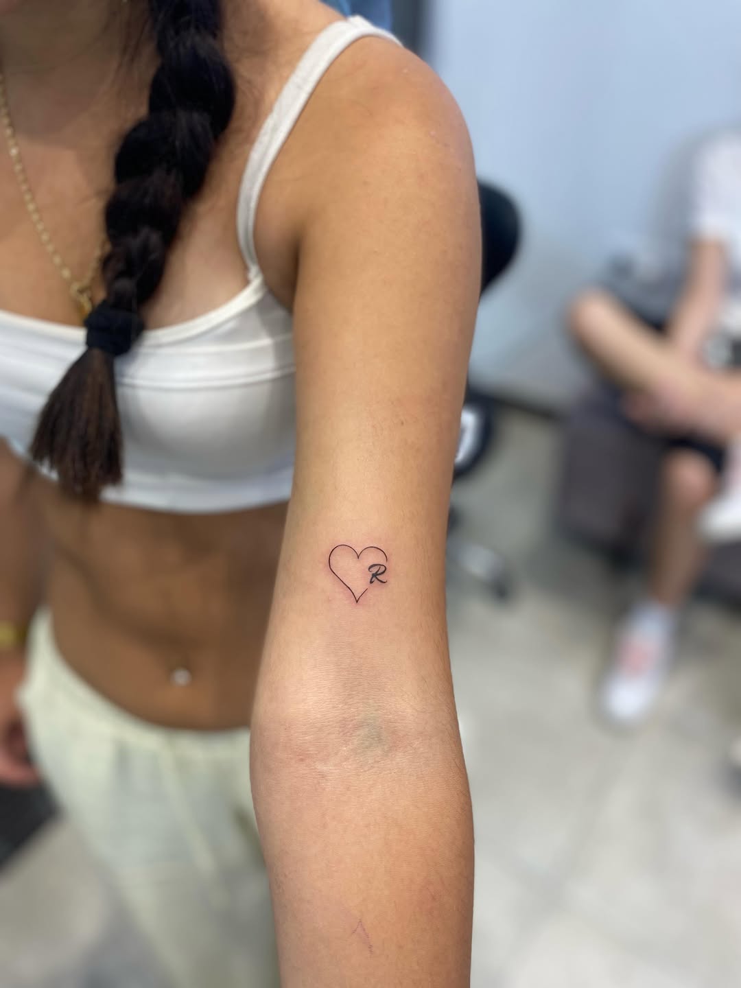 Tattoo by @sebastrussy โ fine_line, lettering_script