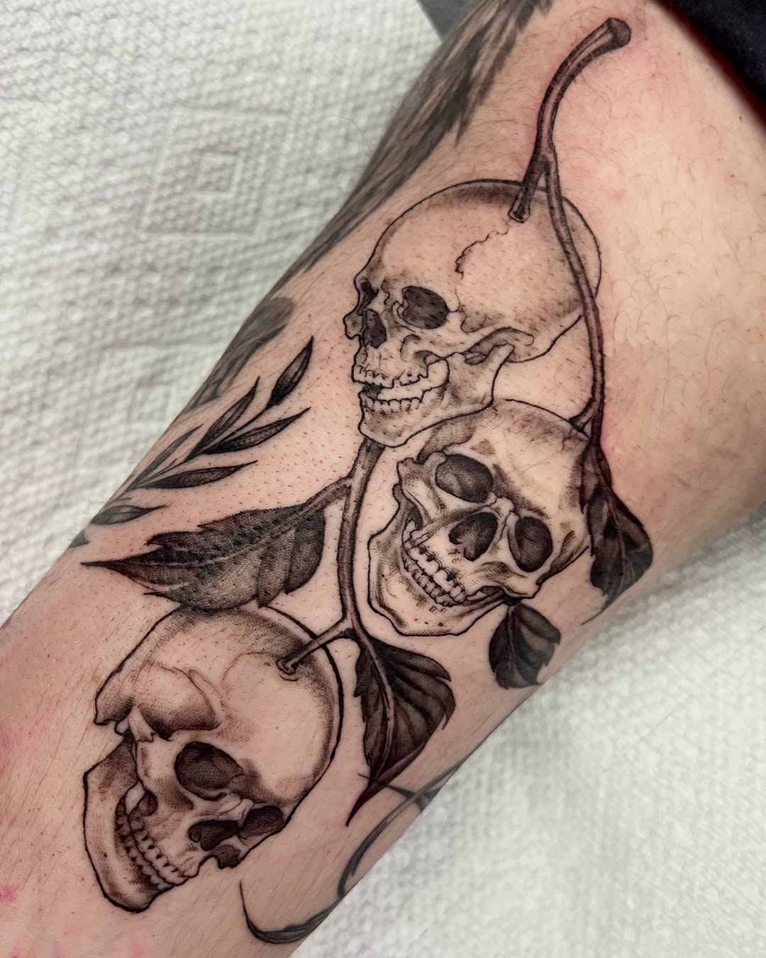 Tattoo by @hvley.ink — black_and_grey, realism
