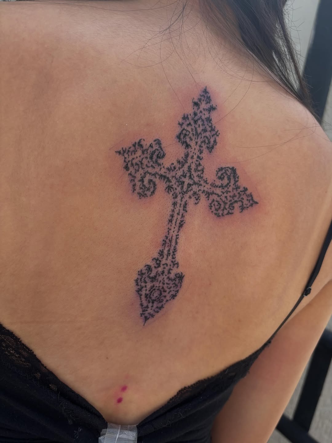 Tattoo by @l00se_needlez โ blackwork, ornamental