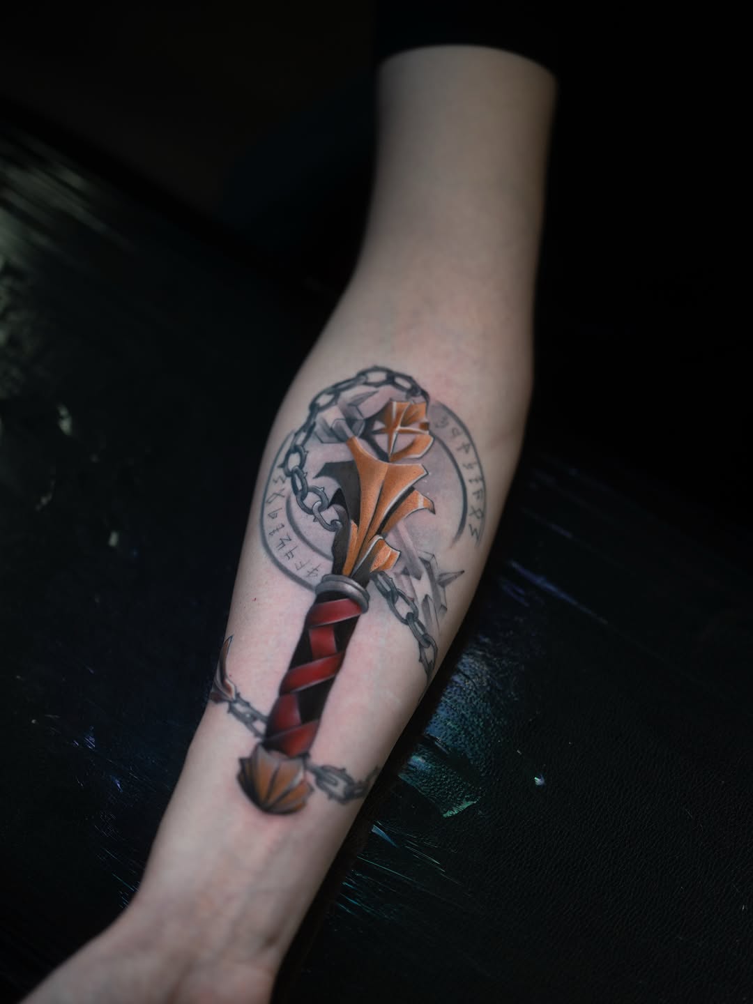 Tattoo by @franz_munoz — illustrative, realism