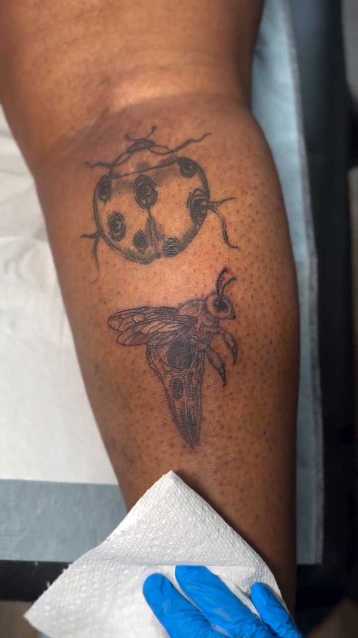 Tattoo by @dre.be.drawing โ black_and_grey