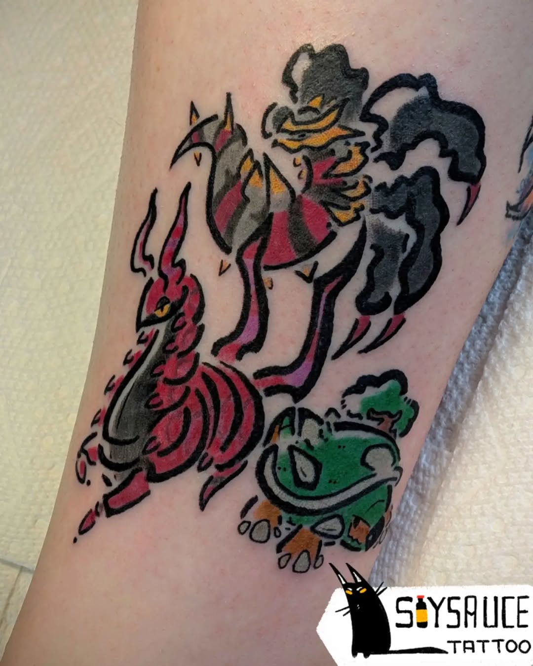 Tattoo by @soysaucetattoo β anime
