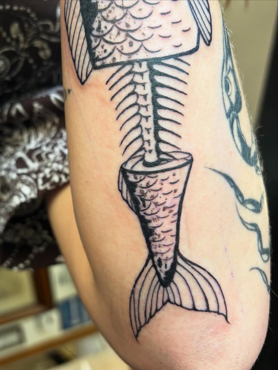Tattoo by @kathleentattoos — blackwork