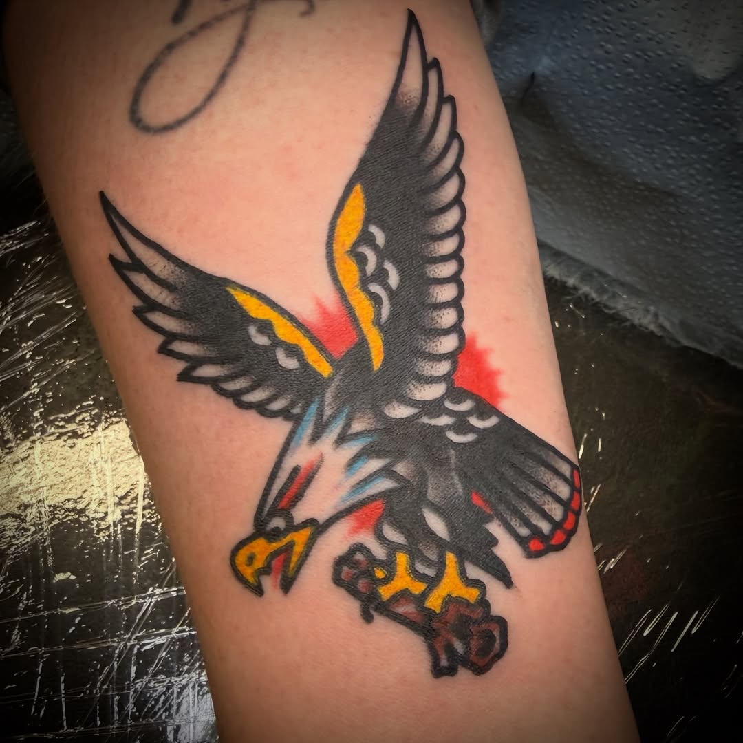 Tattoo by @chuckieneedles — american_traditional, illustrative