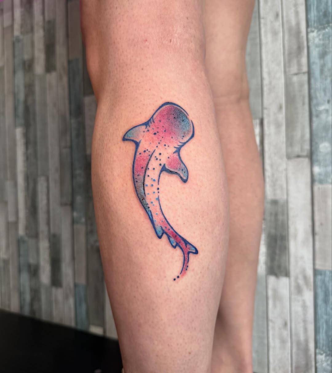 Tattoo by @dogranchtattoo — watercolor