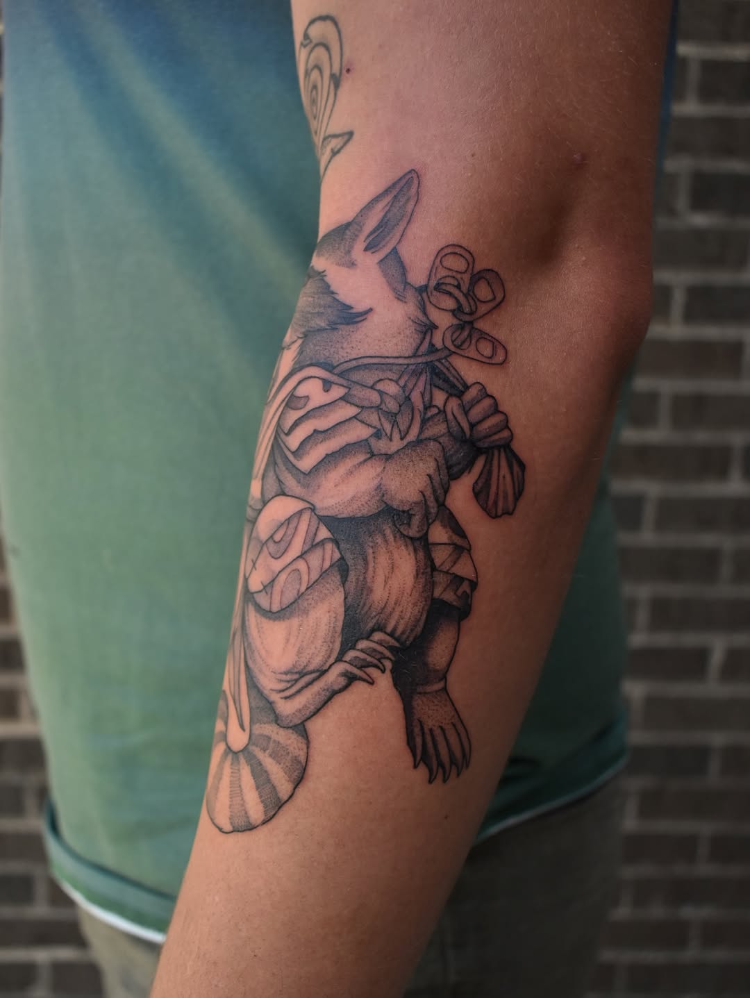 Tattoo by @legend_eli — black_and_grey