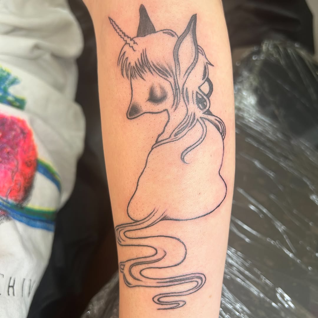 Tattoo by @furcoat444 — fine_line, illustrative