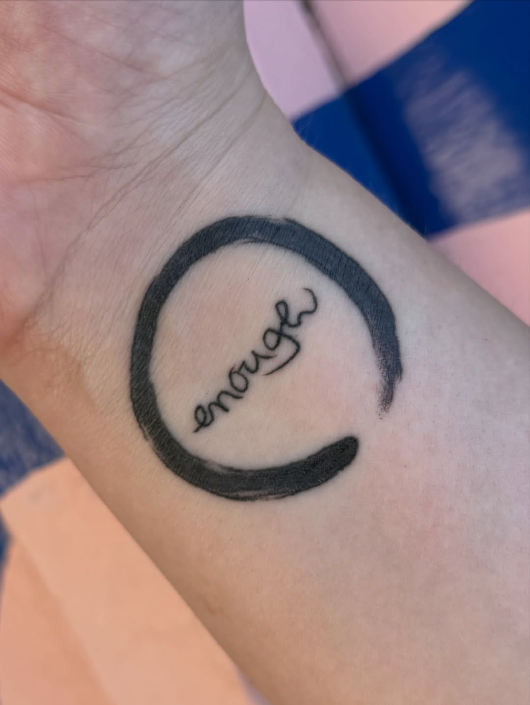 Tattoo by @devilgoat โ lettering_script