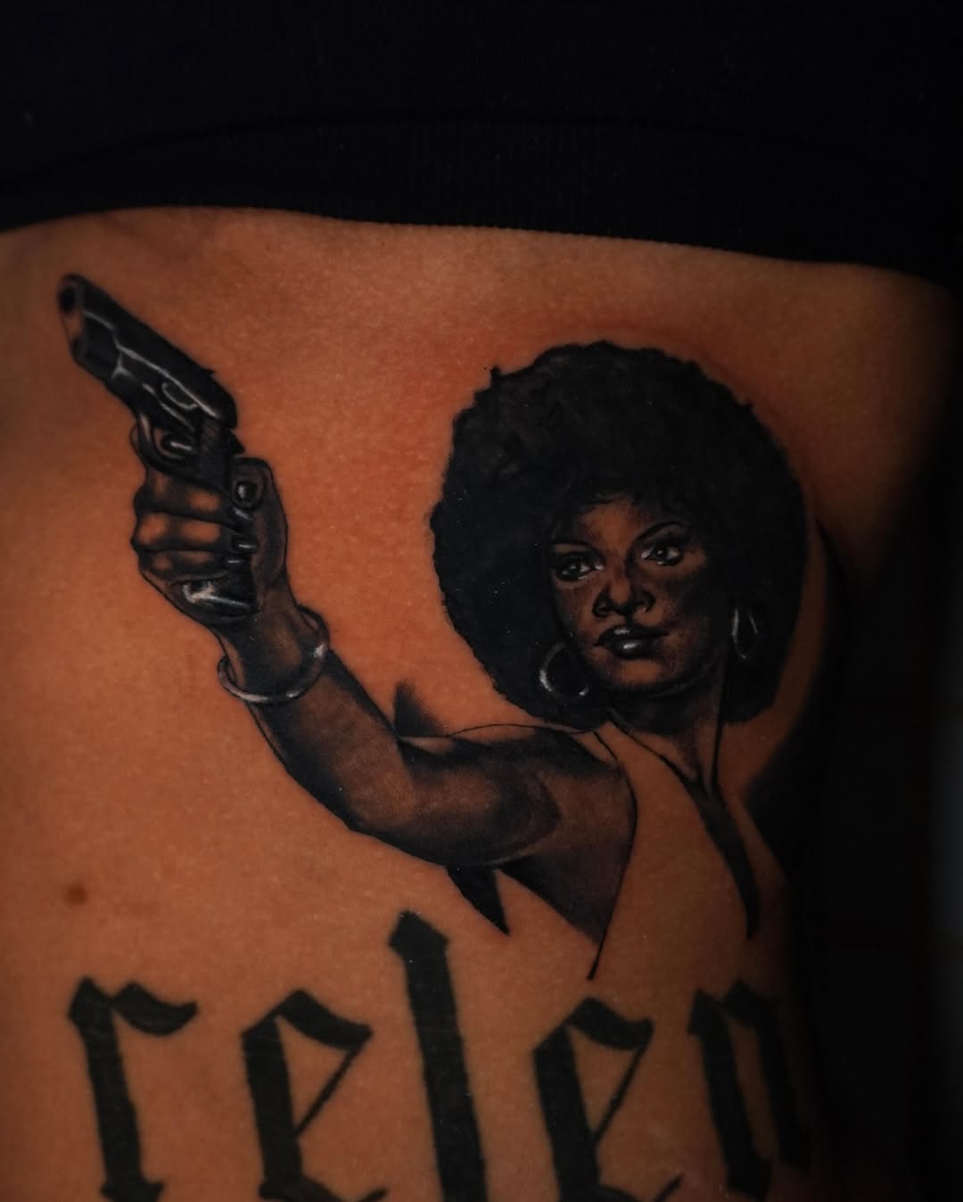 Tattoo by @hallowcream — black_and_grey, realism