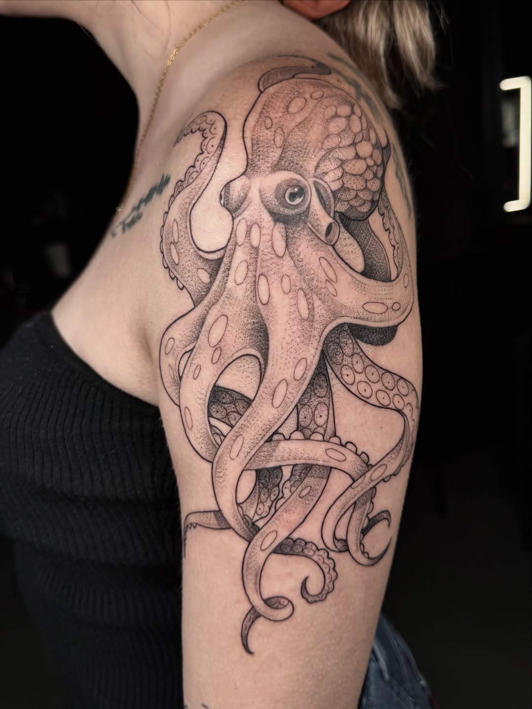 Tattoo by @milesromerotattoos — black_and_grey, realism