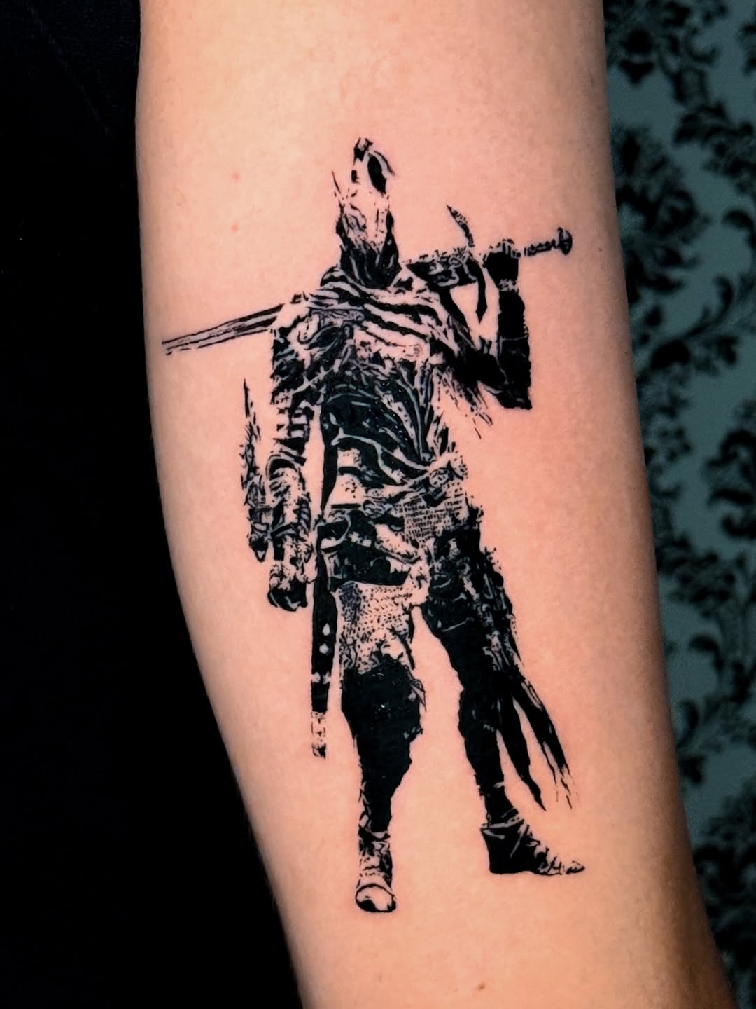 Tattoo by @sabotage.tt β blackwork, illustrative