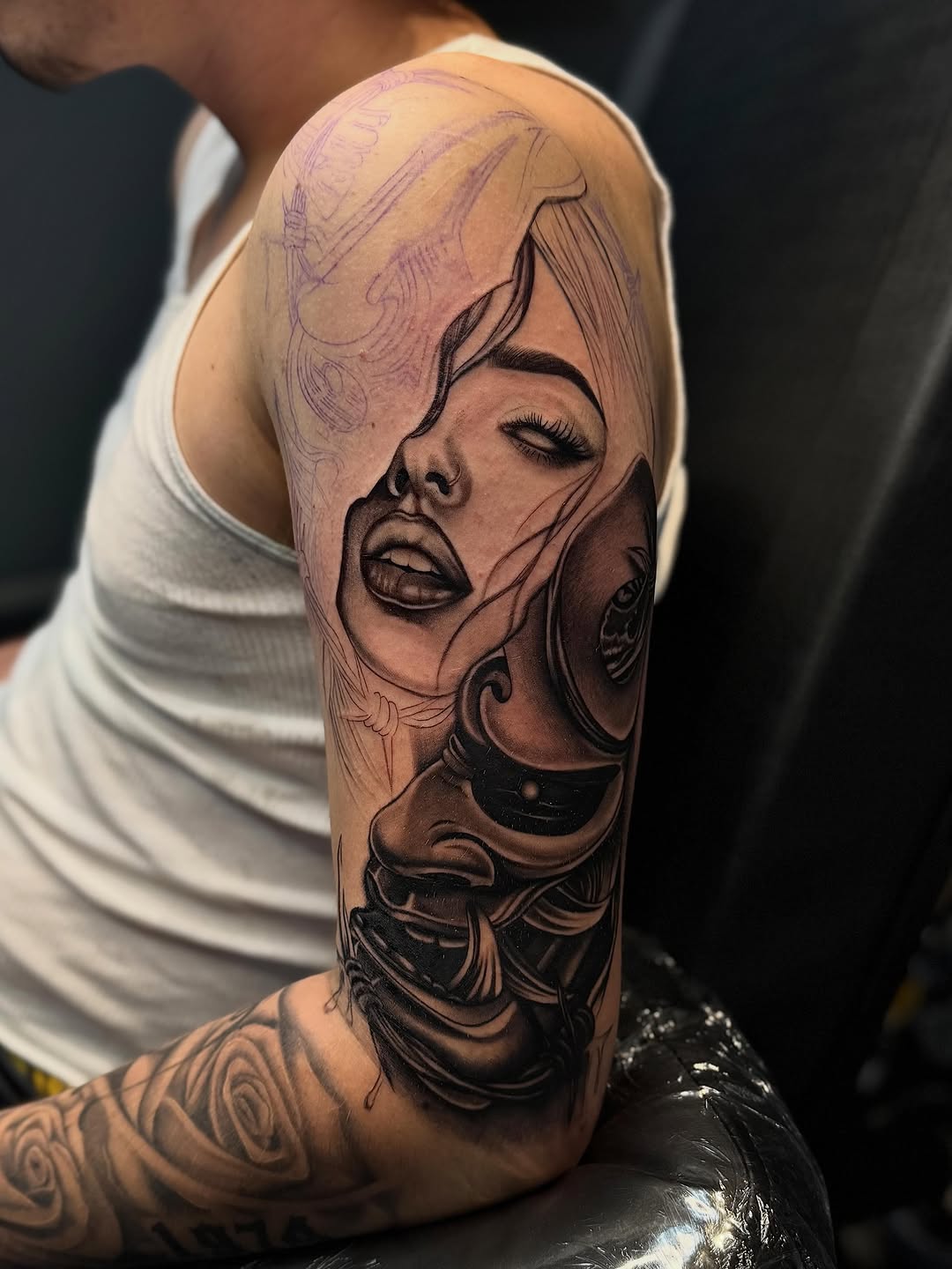 Tattoo by @skullsionink β black_and_grey, realism