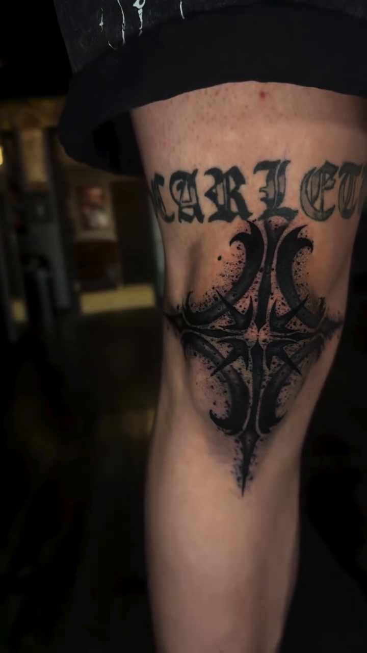 Tattoo by @skakk.tattow_ — blackwork, illustrative