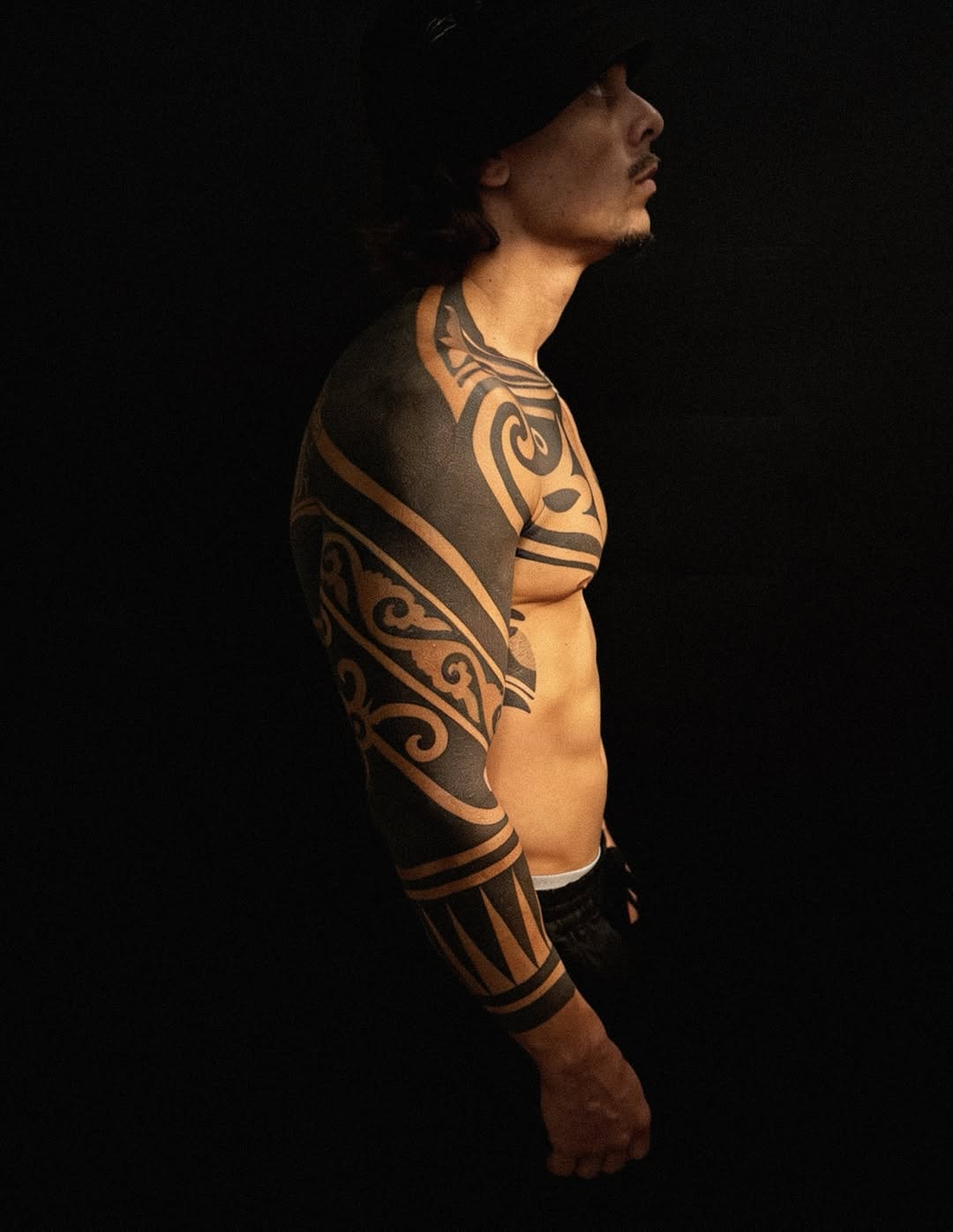 Tattoo by @danielsbauti โ tribal, blackwork