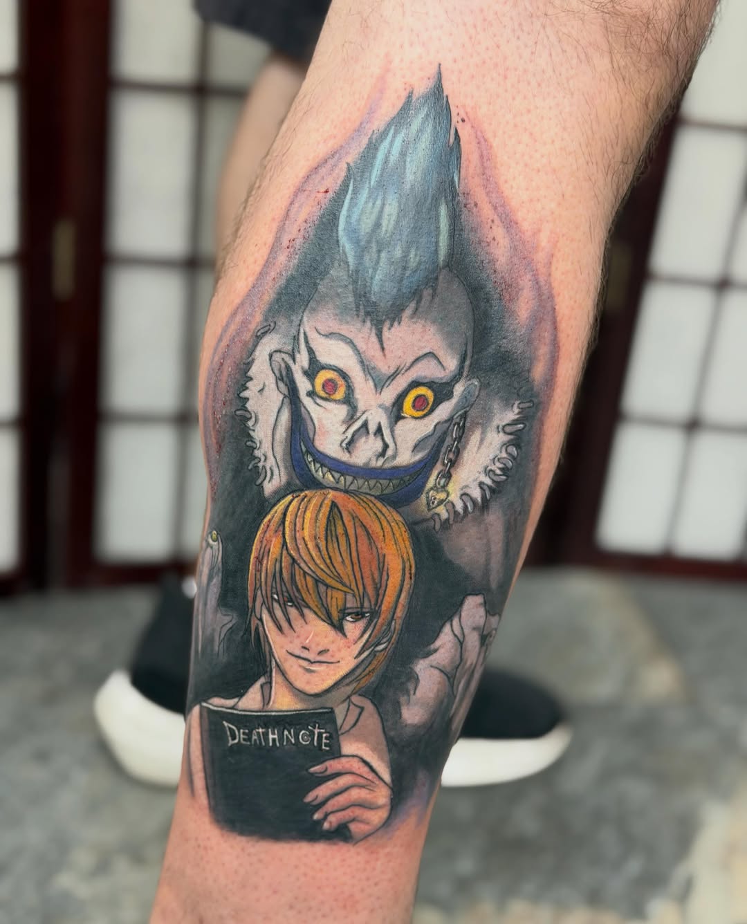 Tattoo by @smilemoretattoos — realism, anime