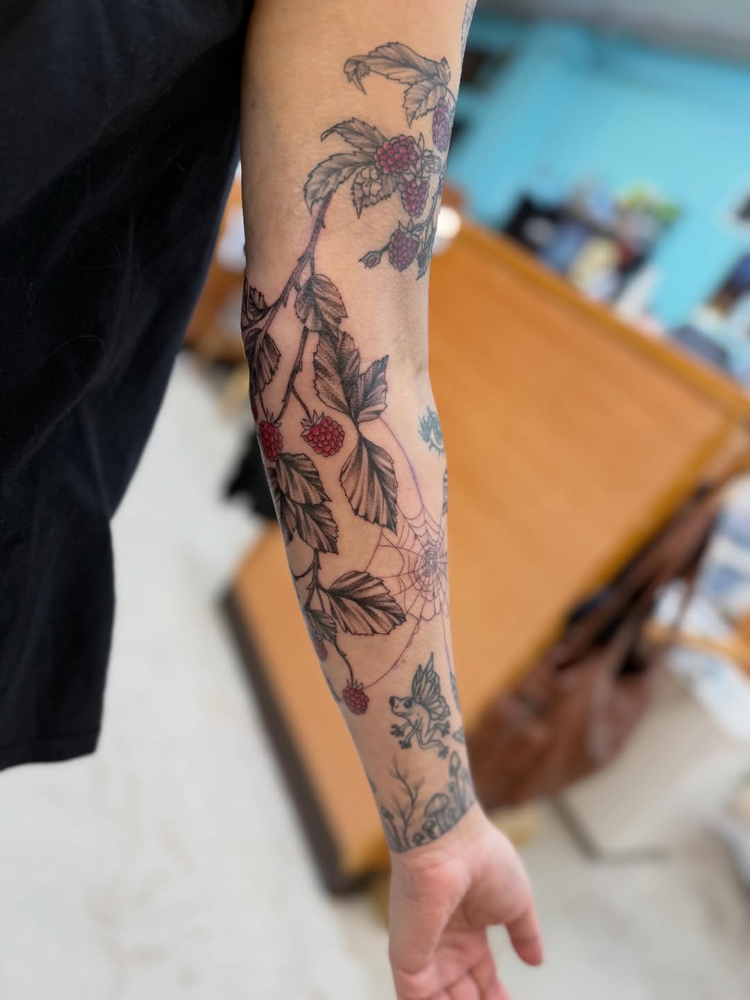 Tattoo by @levisawdontattoo — illustrative, black_and_grey
