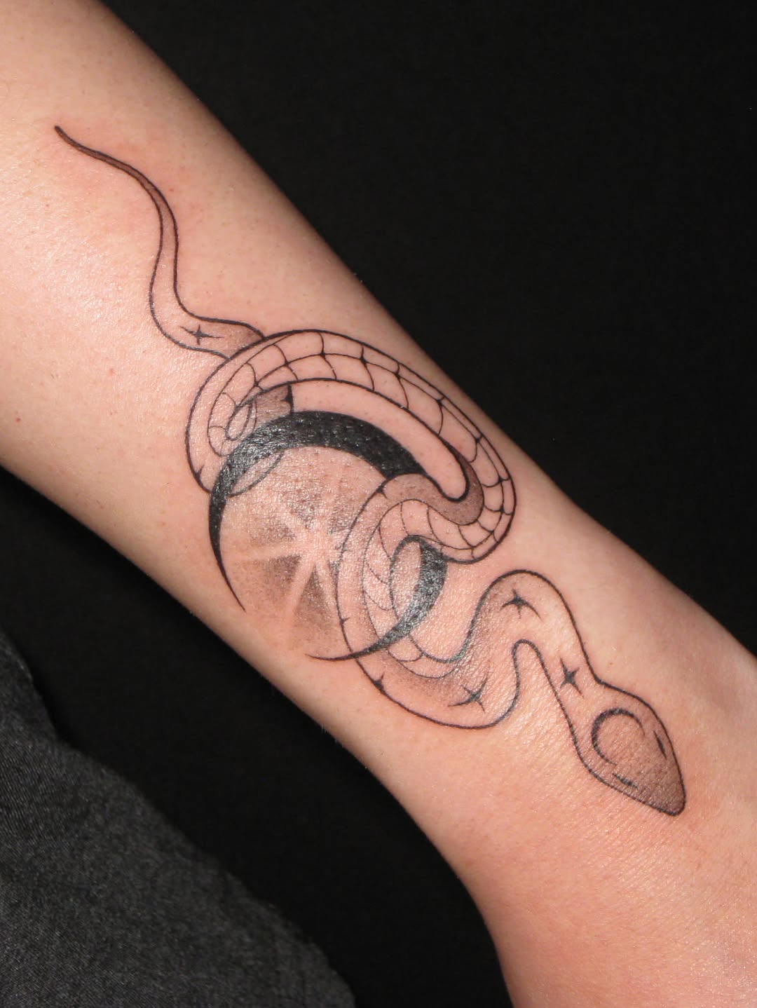 Tattoo by @myjinju.tattoo — fine_line, black_and_grey