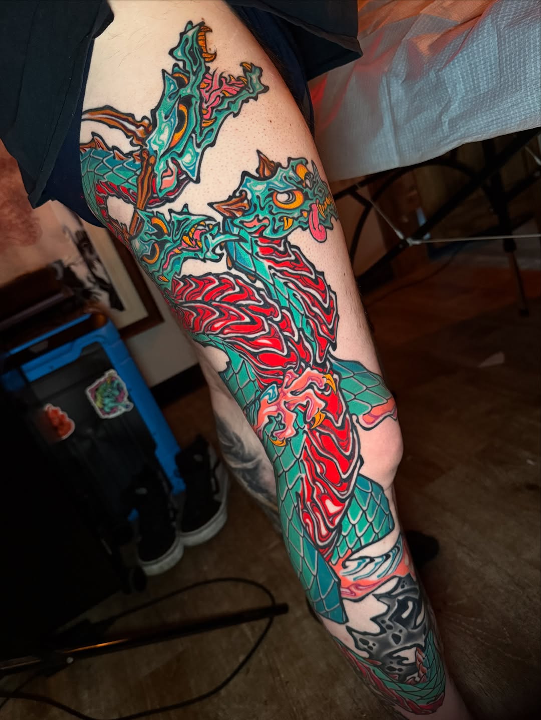 Tattoo by @woojintattoo — japanese_irezumi, neo_traditional