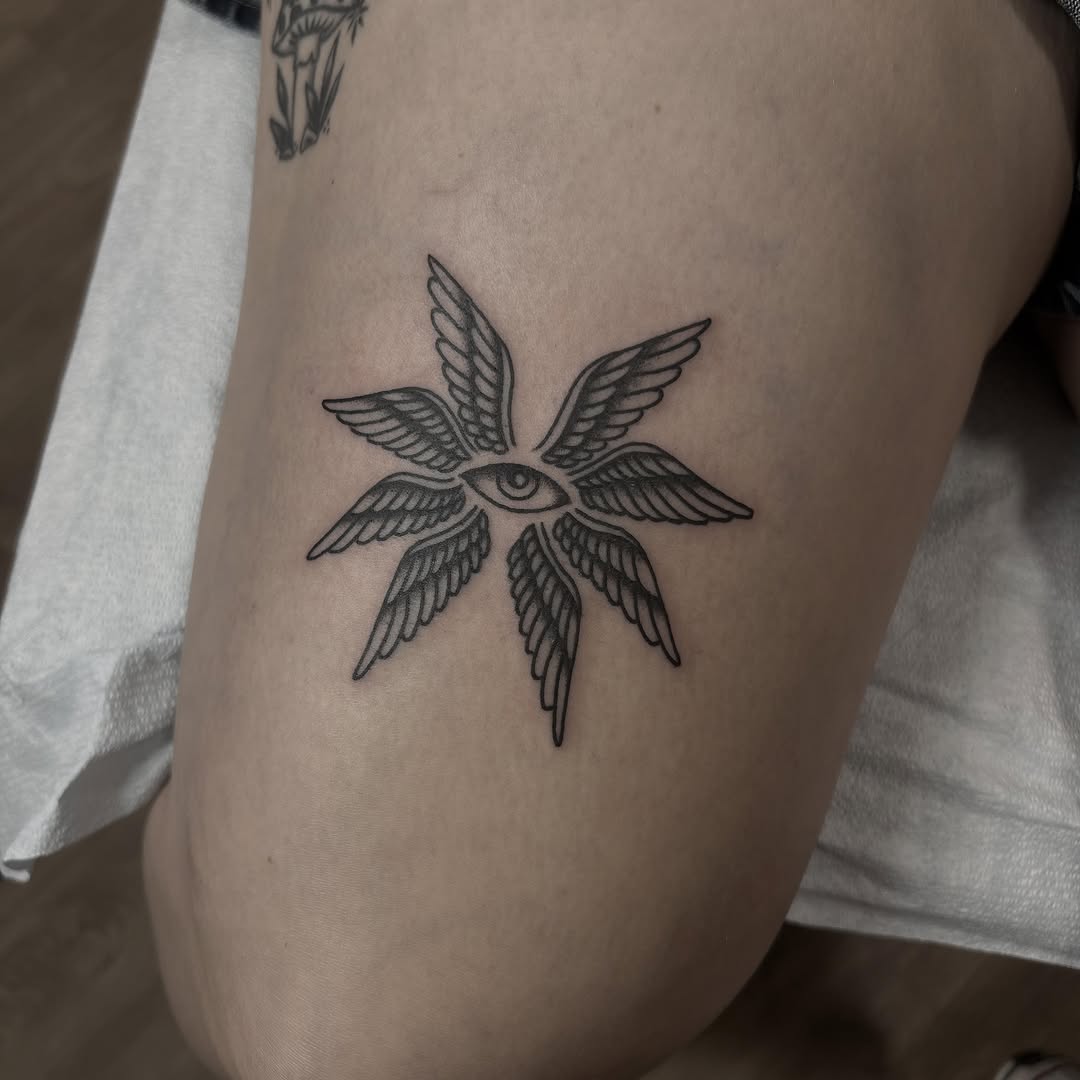 Tattoo by @stephenasanchez — blackwork