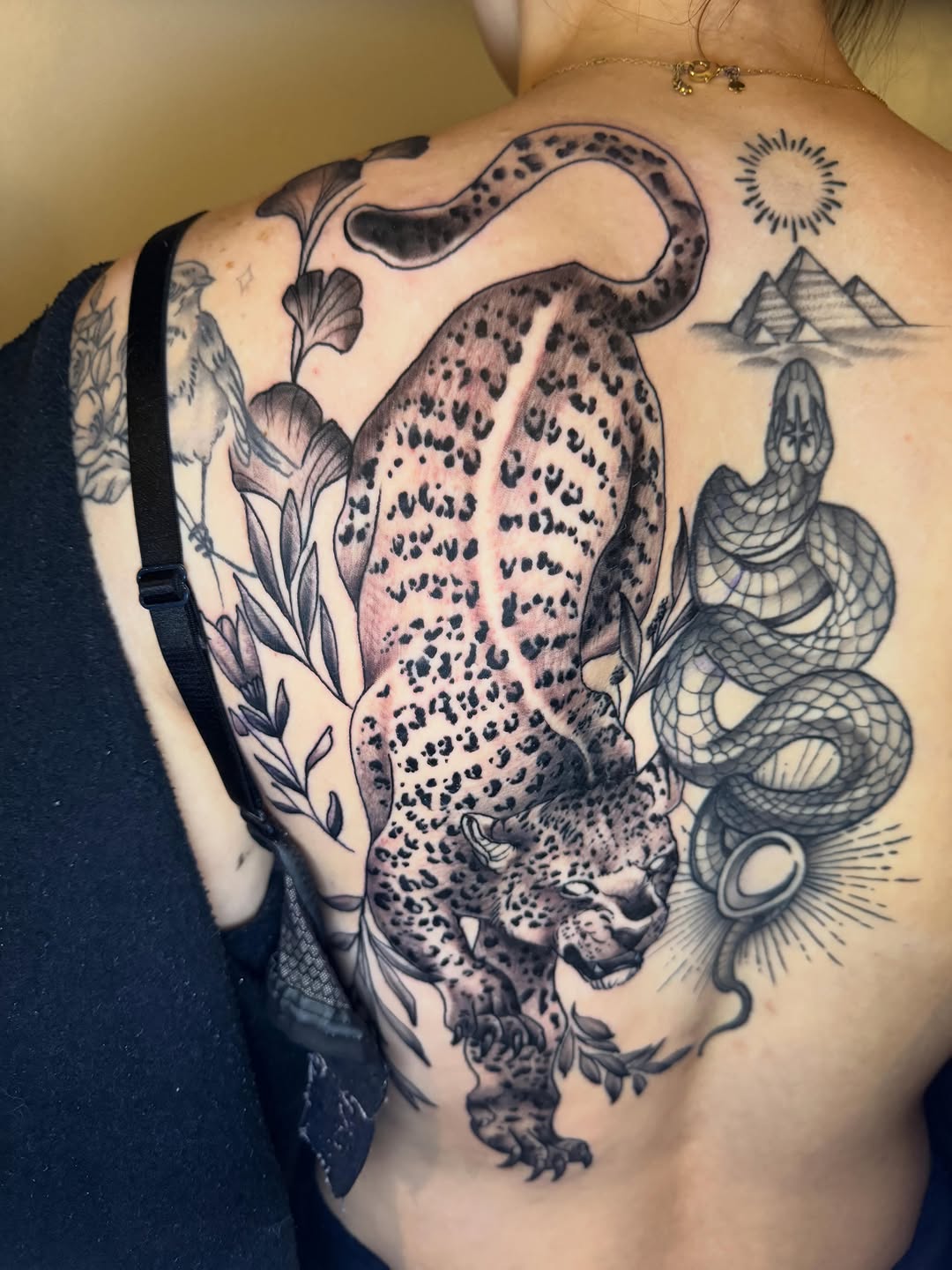Tattoo by @kindaokaytatts — realism, black_and_grey