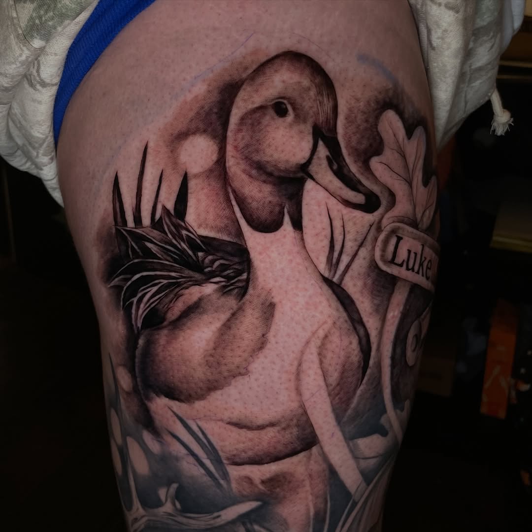 Tattoo by @eno93 — realism, black_and_grey