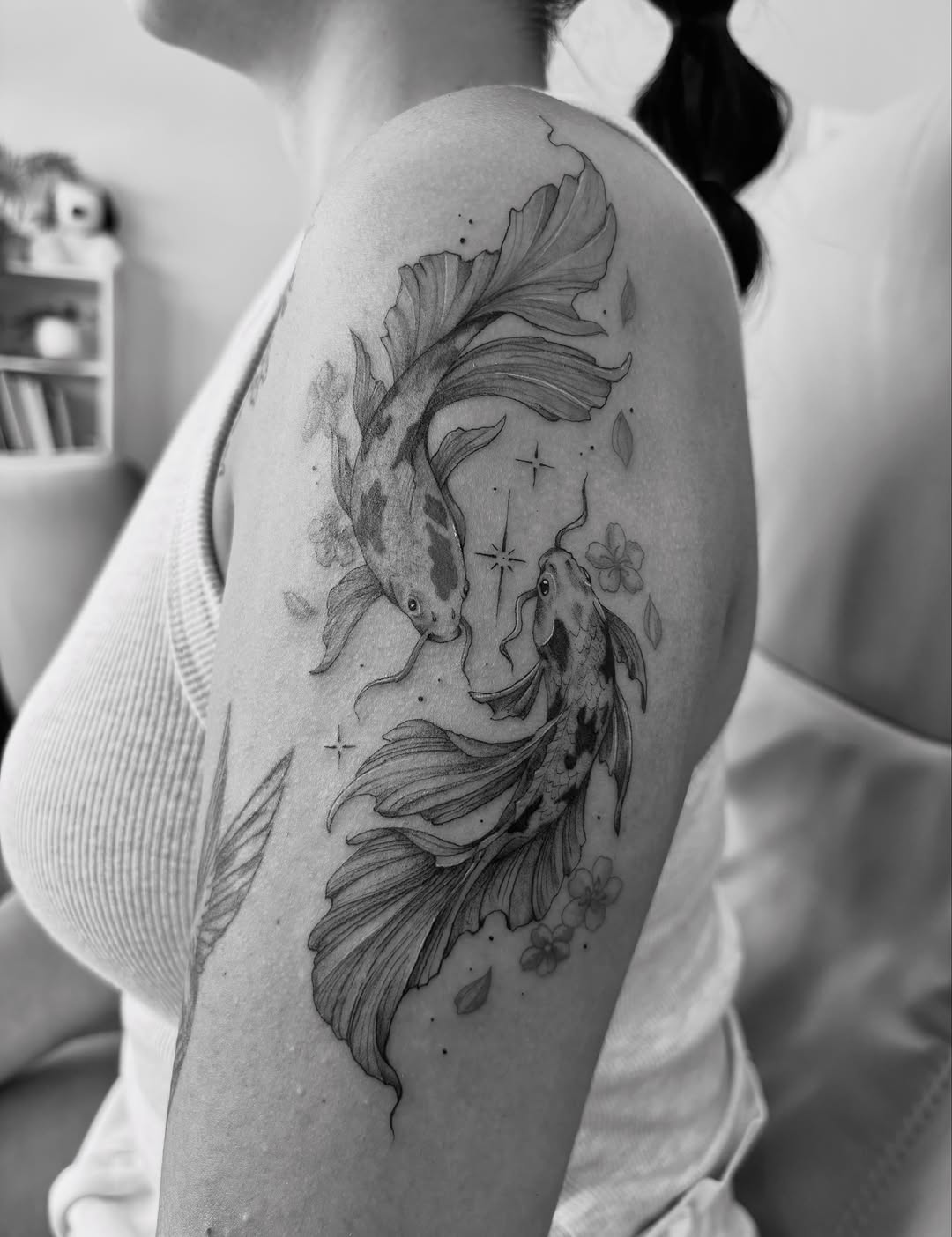 Tattoo by @secretlinetattoo — black_and_grey