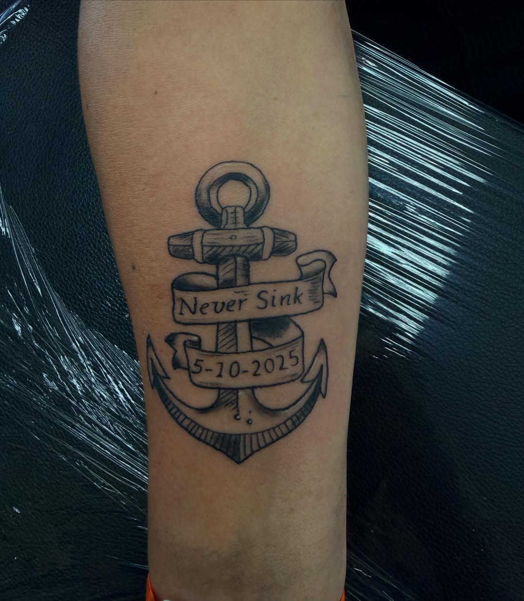 Tattoo by @fromrylanwithblood β american_traditional, lettering_script