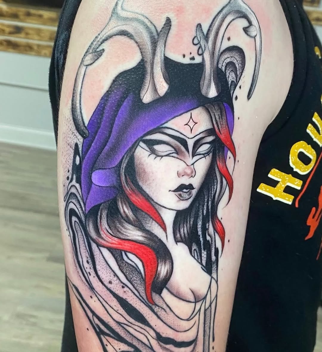 Tattoo by @tree.lmnop.tattoo — neo_traditional, black_and_grey