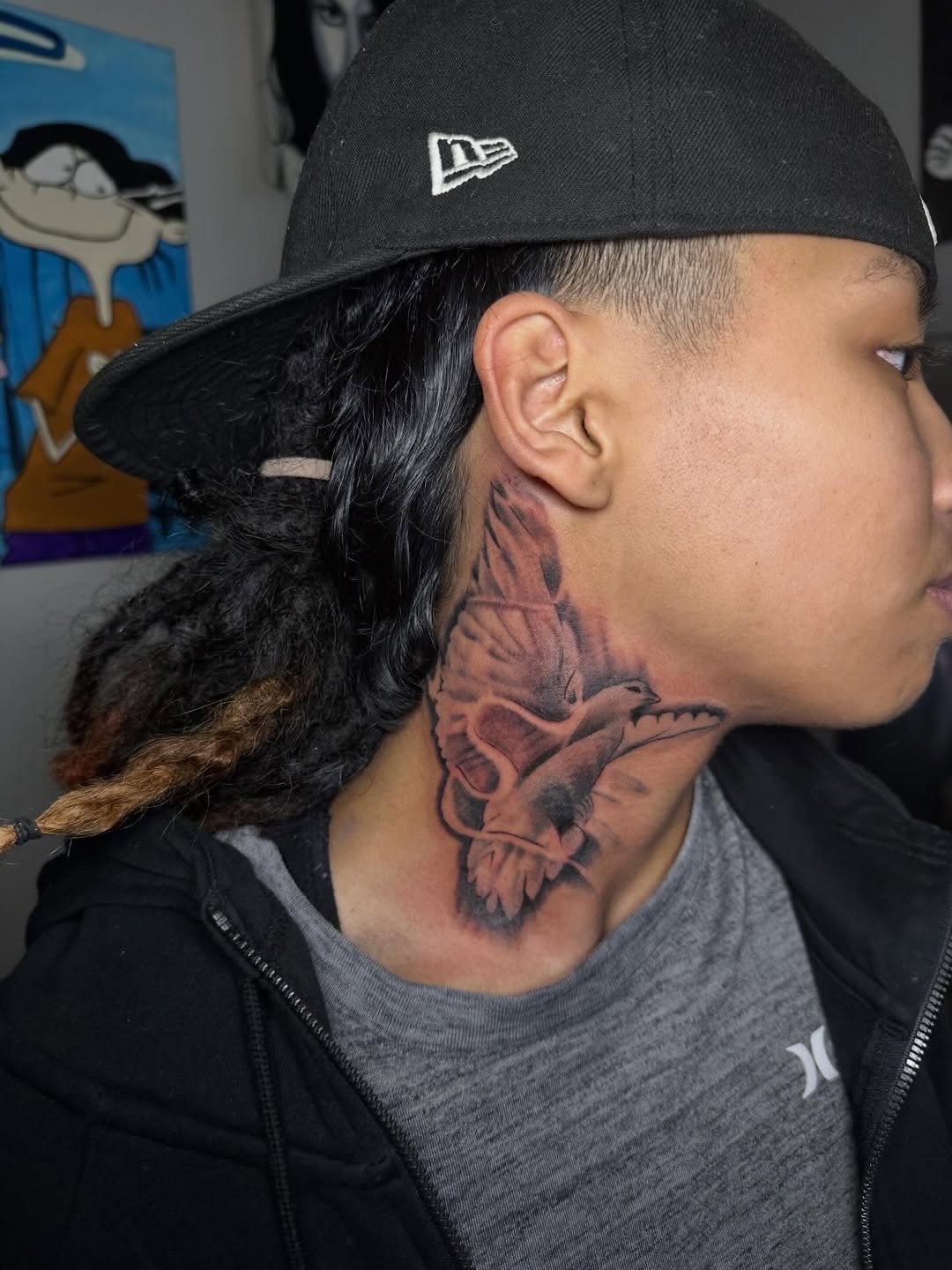 Tattoo by @larrytattooartist — black_and_grey, realism