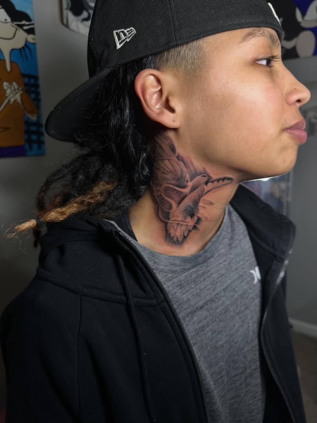 Tattoo by @larrytattooartist — black_and_grey, realism