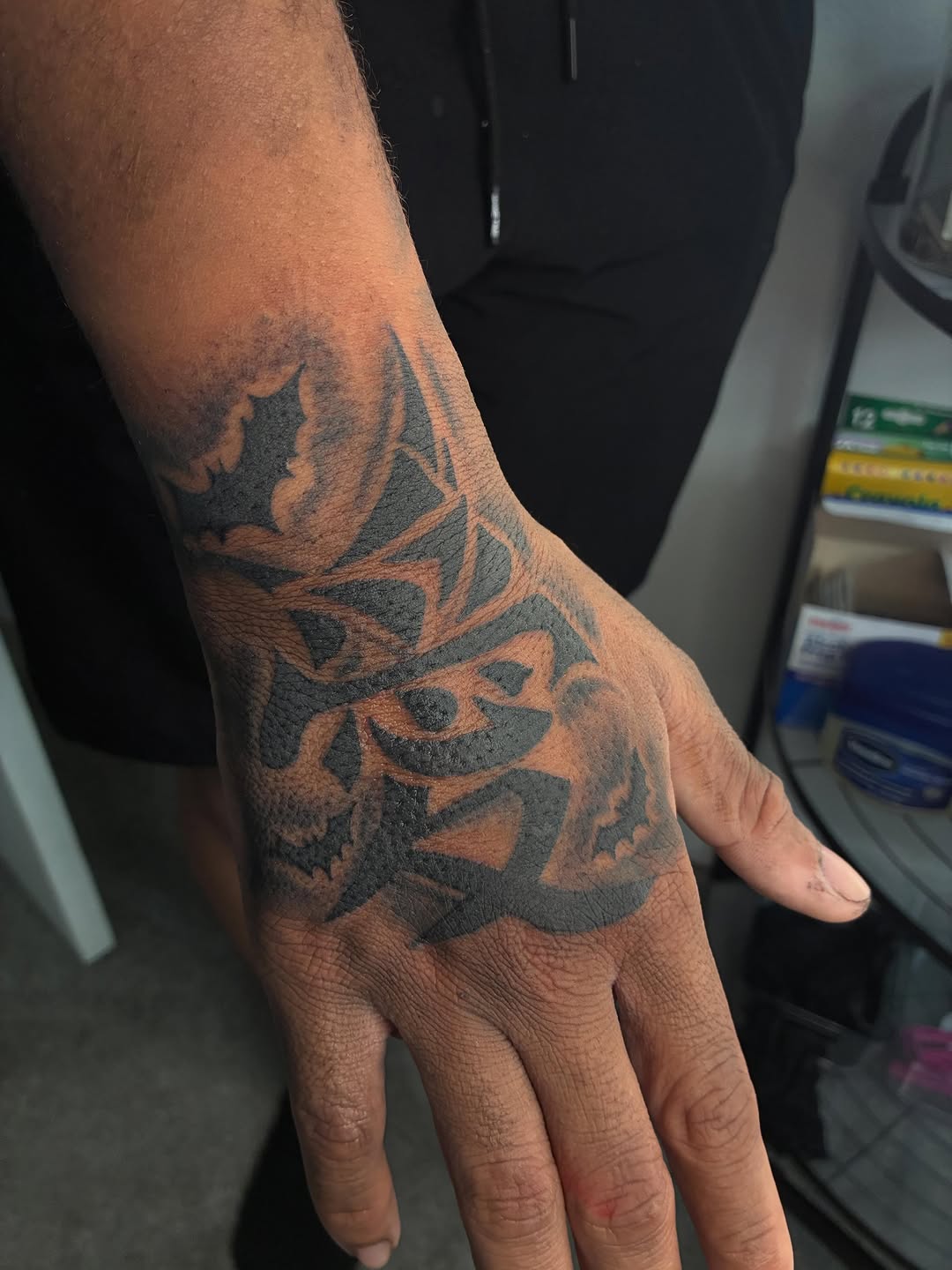 Tattoo by @iinkedbyrenn — blackwork