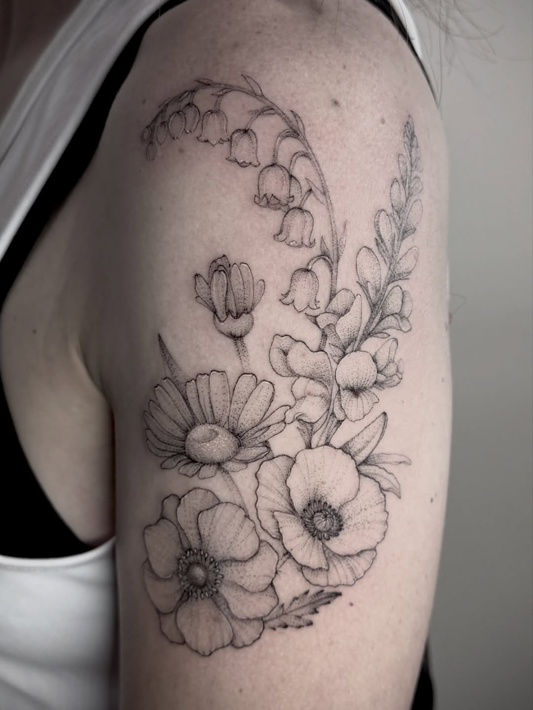 Tattoo by @botanicalbodyart β fine_line