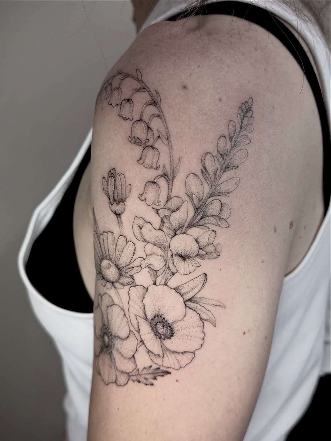 Tattoo by @botanicalbodyart β fine_line