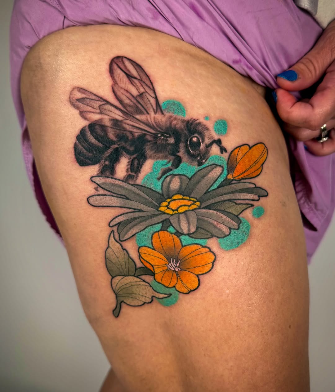 Tattoo by @babcocktattoo — realism, black_and_grey