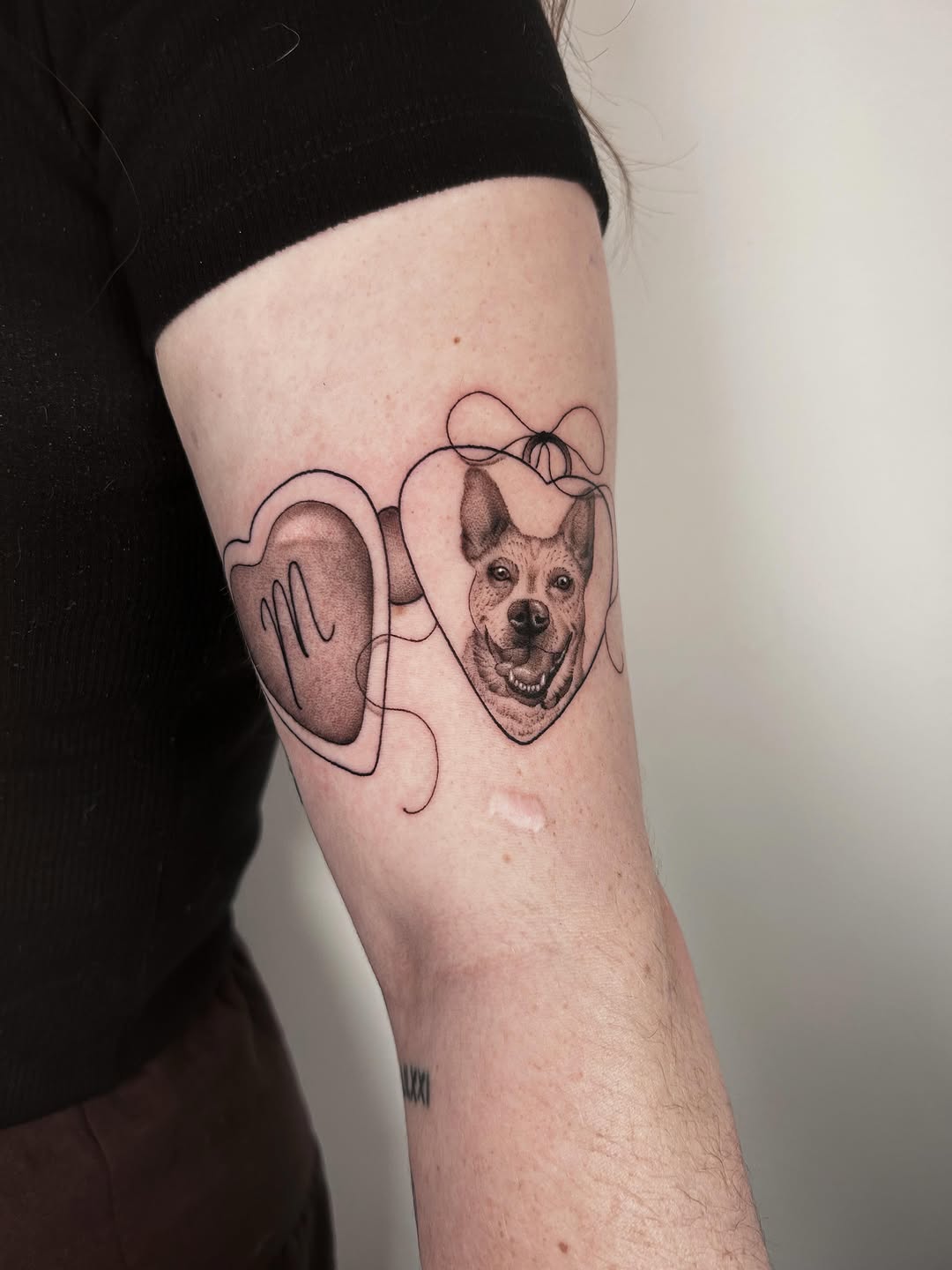 Tattoo by @dearmariatattoos — realism, black_and_grey